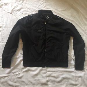 Black Unisex Bomber Jacket